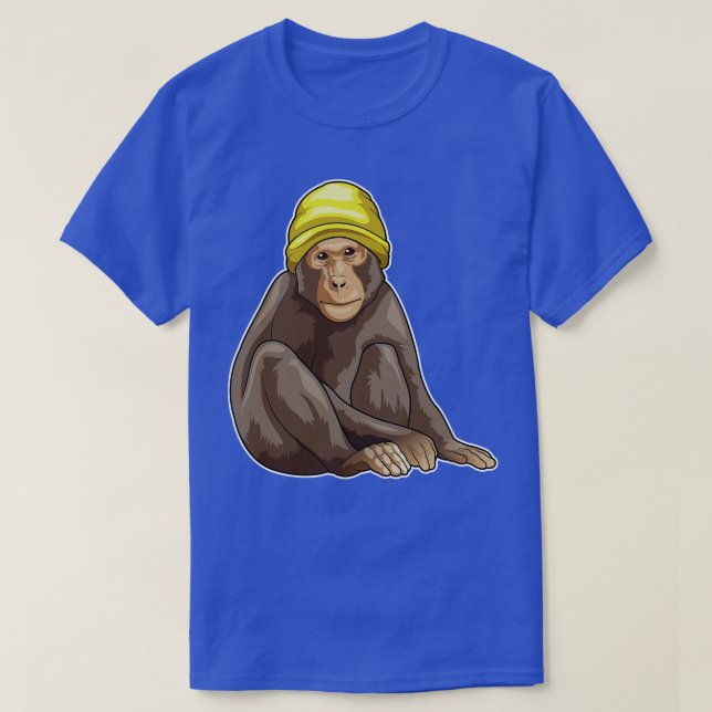 Monkey Beanie T Shirt (Design framsida)