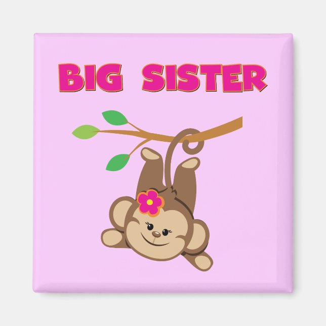 Monkey Big Sister Magnet (Framsidan)