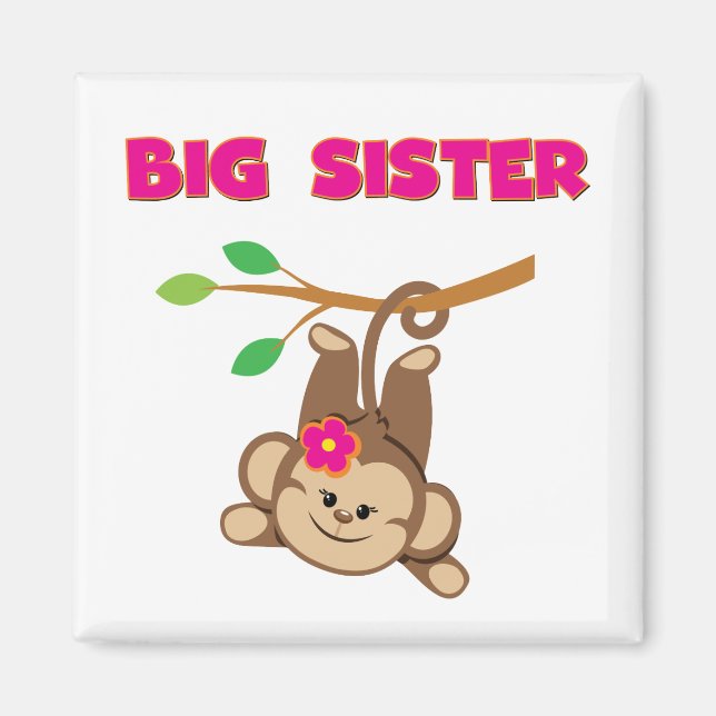 Monkey Big Sister Magnet (Framsidan)