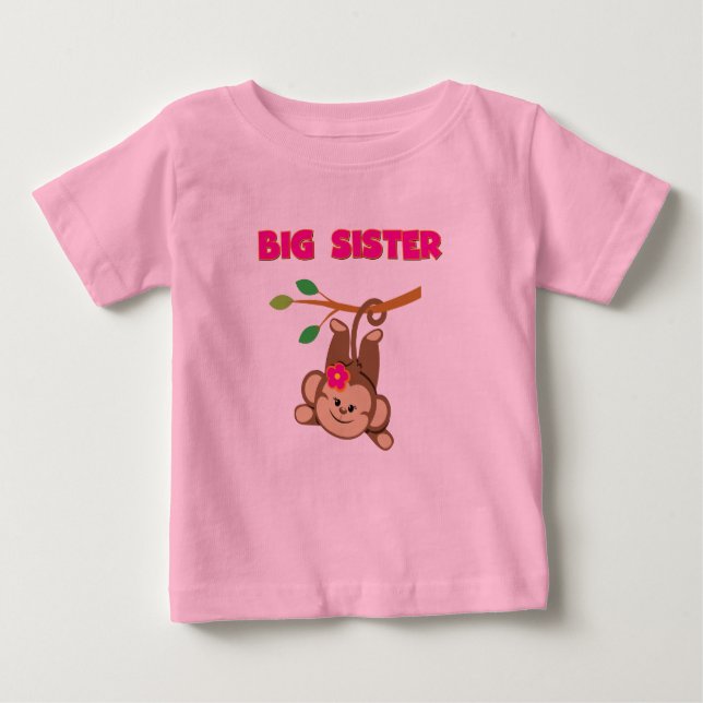Monkey Big Sister Tee (Framsida)
