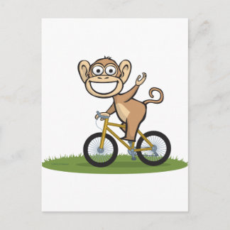 Monkey-Biker Vykort