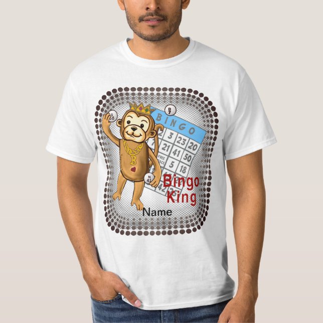 Monkey Bingo Kung t-shirt (Framsida)