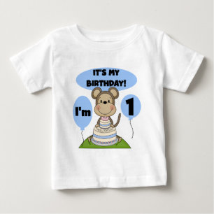 Monkey Birthday Boy 1 T Shirt