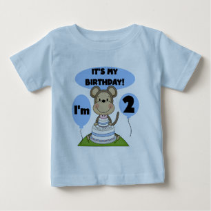 Monkey Birthday Boy 2nd Tshirts och Gifts