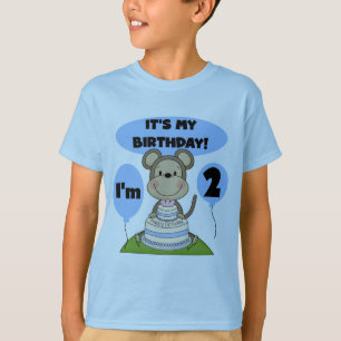 Monkey Birthday Boy 2nd Tshirts och Gifts
