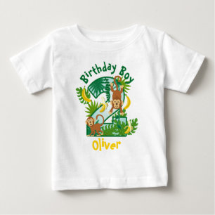 Monkey Birthday Shirt Second Monkey Birthday Boy T Shirt