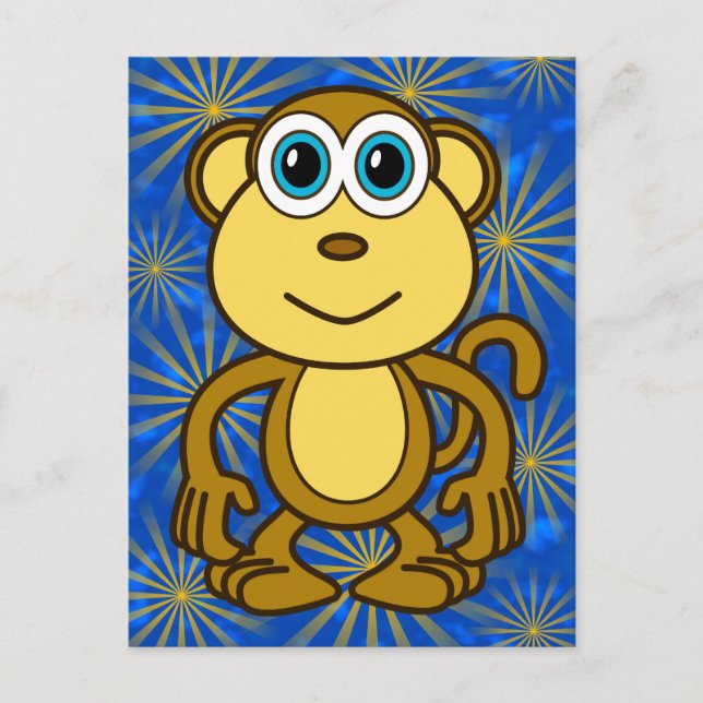 Monkey Bizness-design Vykort (Framsida)