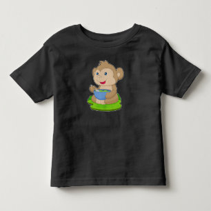 Monkey Bowl Food T Shirt