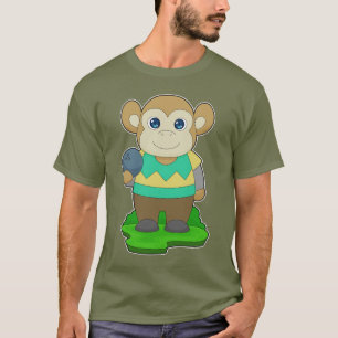 Monkey Bowling Bowling ball T Shirt