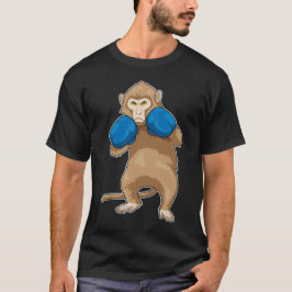 Monkey Boxer Boxing-handskar Sports T Shirt