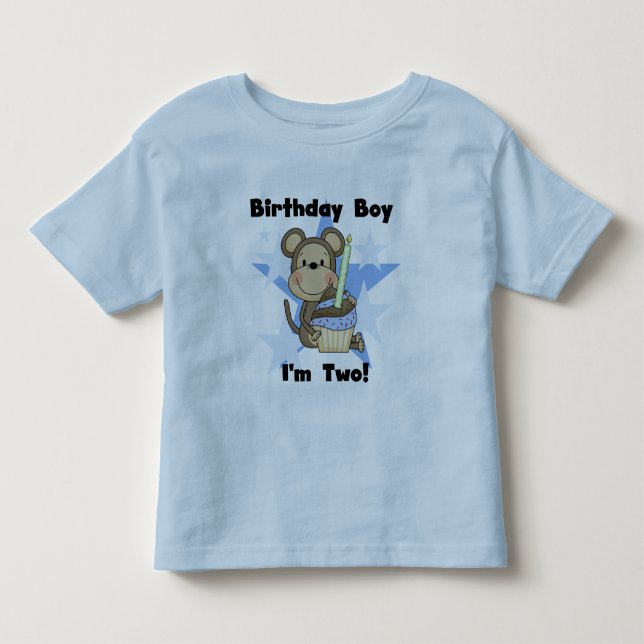 Monkey Boy 2 and Birthday Tshirts och Gifts (Framsida)