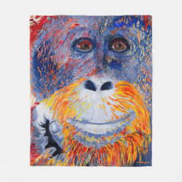 Monkey Boy Fleys Blanket Fleecefilt