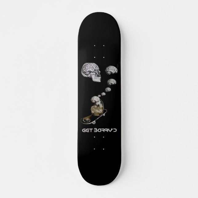 Monkey Brain Mini Skateboard Bräda 18,5 Cm (Framsida)