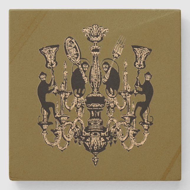 Monkey Business - CHANGE FÄRG / Stenunderlägg (Framsidan)