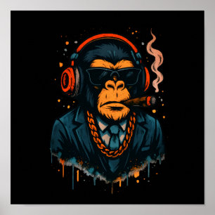 Monkey Business - Chef i den klassiska apan Poster