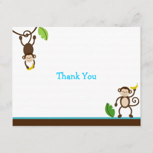Monkey Business Jungle Tackkort Cards Tack Kort