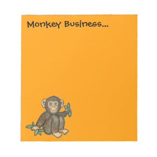 Monkey Business Note Pad Anteckningsblock