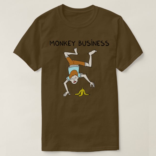 Monkey business t shirt (Design framsida)