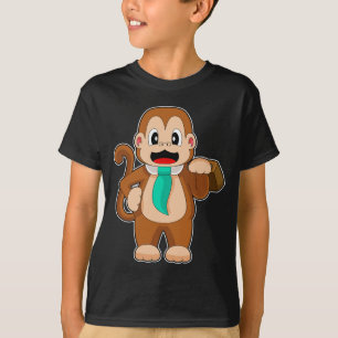 Monkey Businessman Suitcase T Shirt