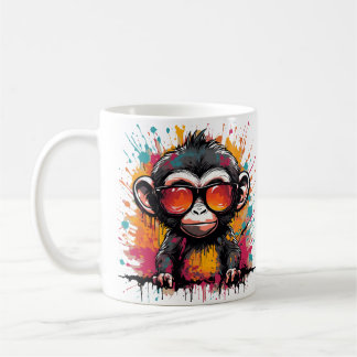 Monkey Businnes - Affe tasse design Kaffemugg