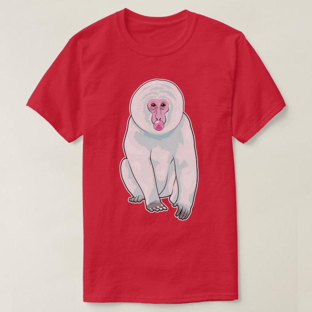 Monkey Chewing Gumm T Shirt (Design framsida)