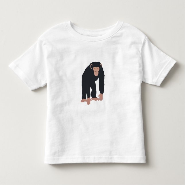 Monkey Chimpanzee T Shirt (Framsida)