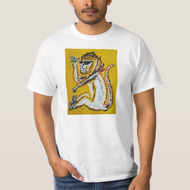 Monkey Circus Art Tee Shirt (Framsida)