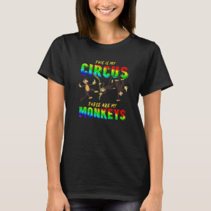 Monkey Circus Zoo Animal Chimpanzant Monkey T Shirt