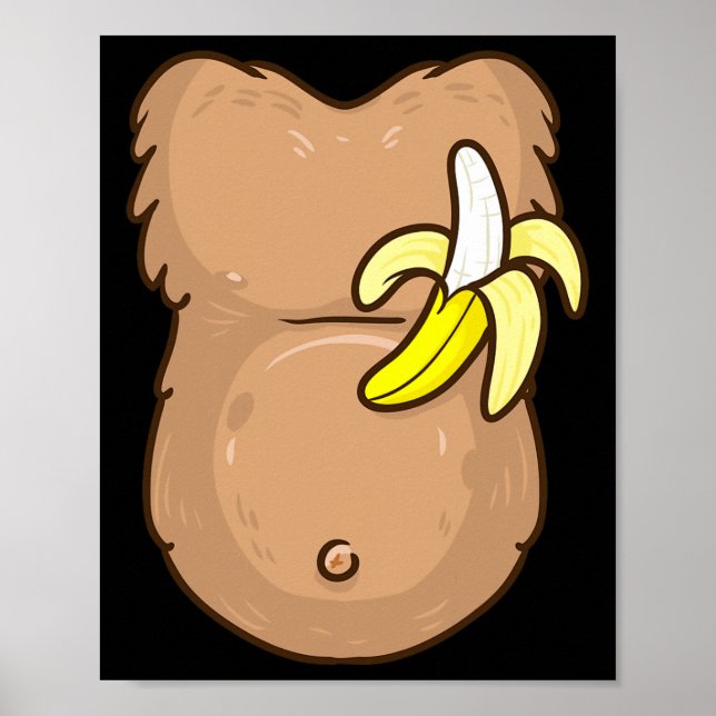 Monkey Costume För barn Monkey Halloween Costume Poster (Framsidan)