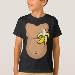 Monkey Costume För barn Monkey Halloween Costume T Shirt