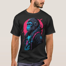 Monkey cyberpunk t shirt