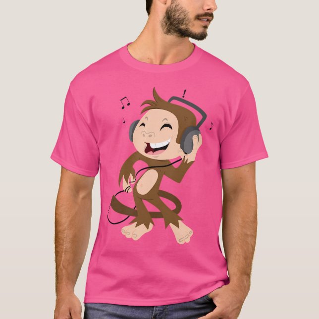 Monkey Dancing T Shirt (Framsida)