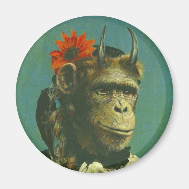 Monkey Demon Magnet (Framsidan)