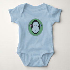 Monkey Design Baby Bodykostym T Shirt
