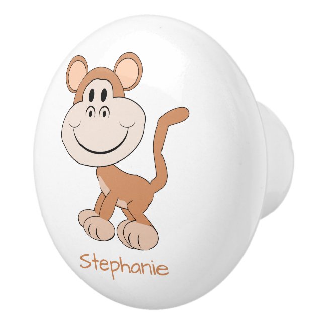 Monkey Design Personalised Knopp (Höger)