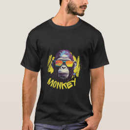 Monkey Design T Shirt