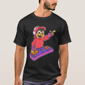 Monkey DJ Music Lover Gift retro T Shirt