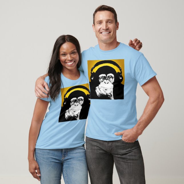 Monkey DJ Tanktop Tee (Unisex)