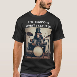 Monkey Drummer T Shirt