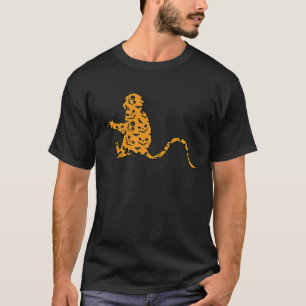 Monkey Easy Halloween Outfit Primate Lazy Costume T Shirt