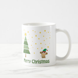 Monkey Elf-julscenen Kaffemugg