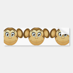 monkey emoji bildekal