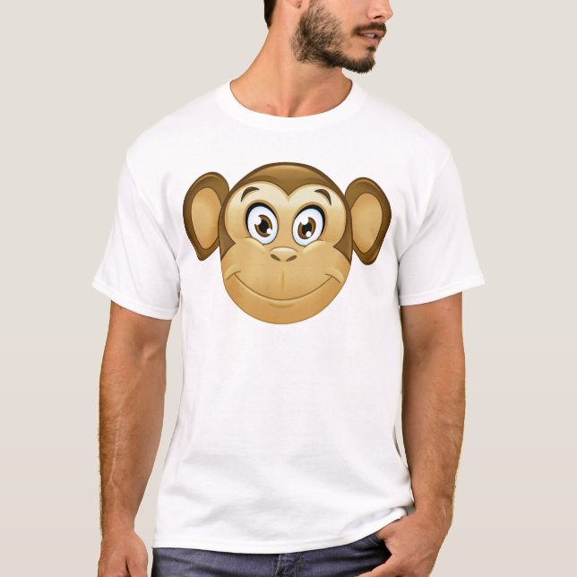 monkey emoji t shirt (Framsida)