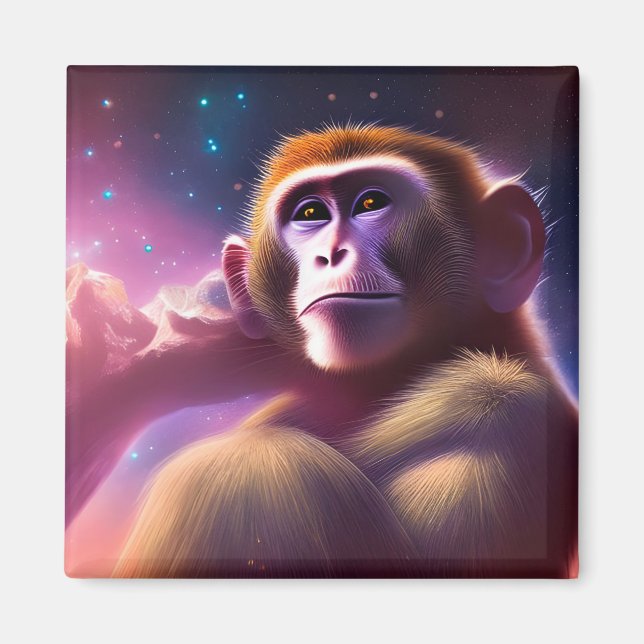 Monkey (en) magnet (Framsidan)