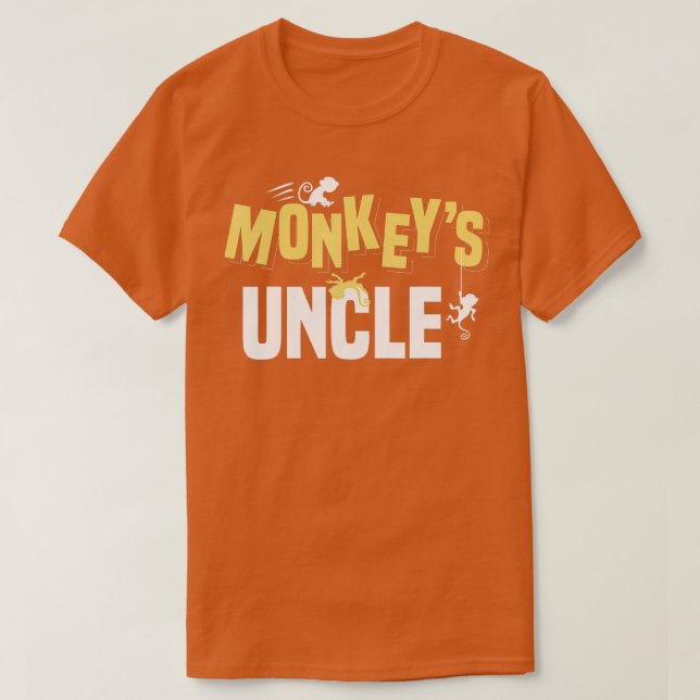 Monkey farbror t shirt (Design framsida)