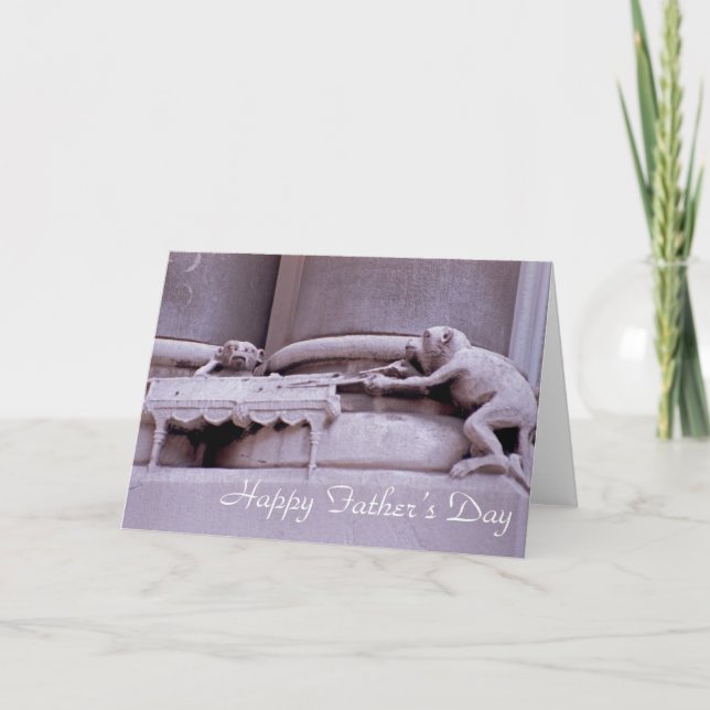 Monkey fars dag kort (Framsida)