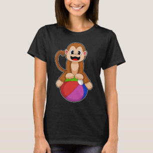 Monkey Fitness Gymnastics Sports T Shirt