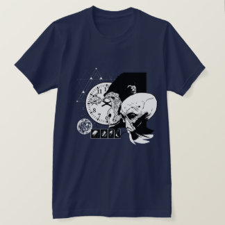 Monkey för abstrakt Space T Shirt