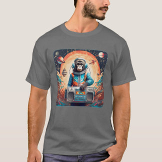 Monkey för funky Space T Shirt