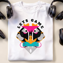 Monkey Gaming Rosa T Shirt
